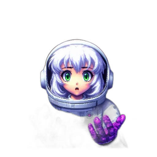 robot, face, creature, mask, pixel art, concept art, anime, 3d render transparent PNG cut-out