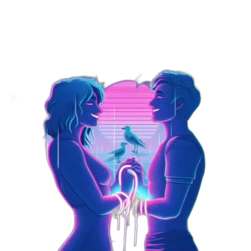 mask, jewelry, bottle, crown, vaporwave, concept art, cyberpunk, pixel art transparent PNG cut-out