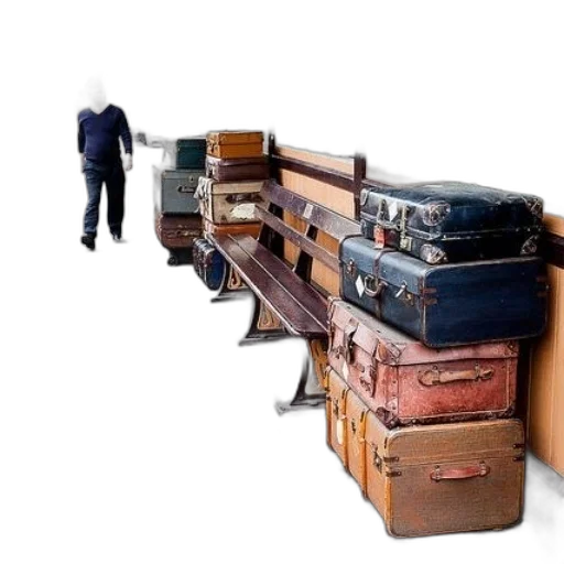 furniture, staff, man, stands transparent PNG cut-out