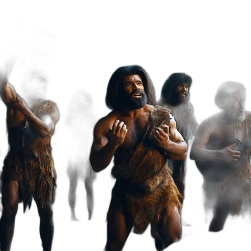 concept art, fantasy art, 3d render, photorealistic, fog, underwater, fire, prehistoric transparent PNG cut-out