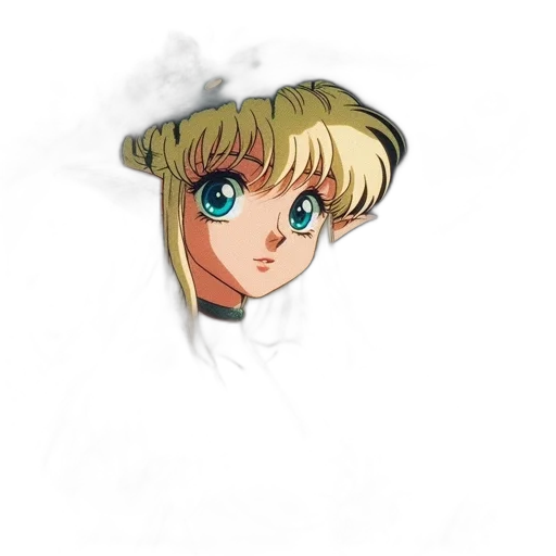 face, staff, hat, mask, anime, pixel art, concept art, watercolor transparent PNG cut-out