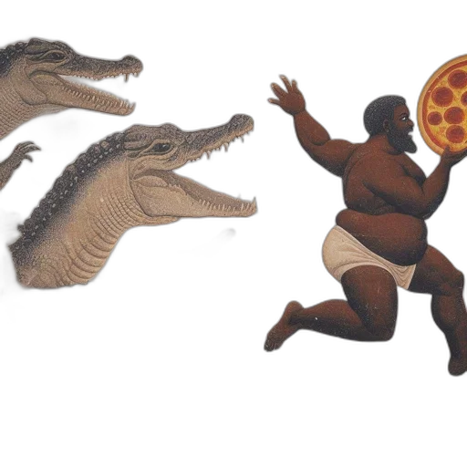 food, creature, dragon, animal, concept art, pixel art, 3d render, mural transparent PNG cut-out