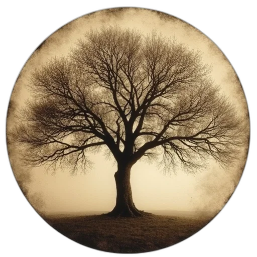 tree, crown, hair, furniture, photorealistic, 3d render, fantasy art, fog transparent PNG cut-out