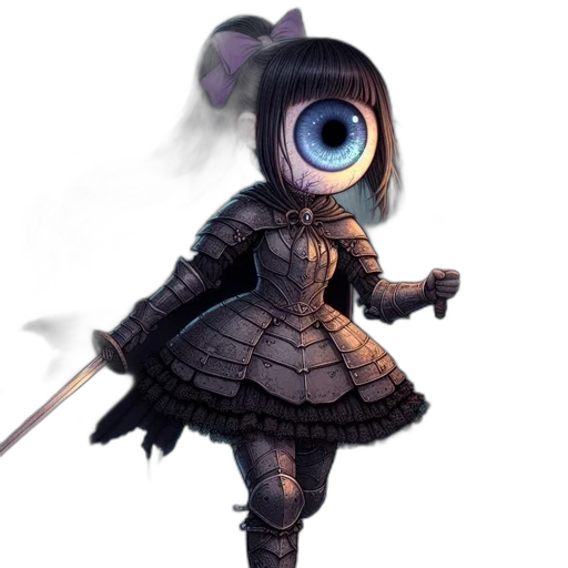staff, mask, robot, weapon, concept art, fantasy art, pixel art, 3d render transparent PNG cut-out