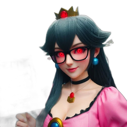 crown, staff, jewelry, face, 3d render, fantasy art, anime, photorealistic transparent PNG cut-out
