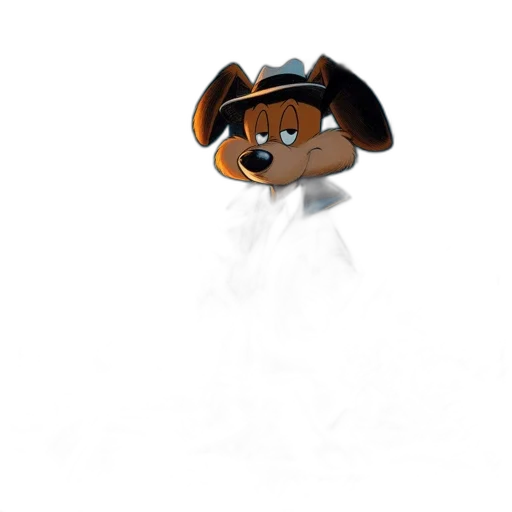 hat, staff, animal, creature, 3d render, concept art, cartoon, photorealistic transparent PNG cut-out