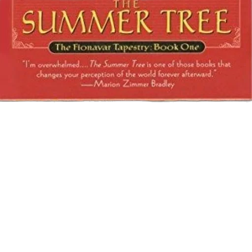 tree, summer, book, cover, features, red, background, illustration transparent PNG cut-out