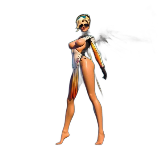 staff, weapon, robot, concept art, 3d render, pixel art, cyberpunk, golden transparent PNG cut-out