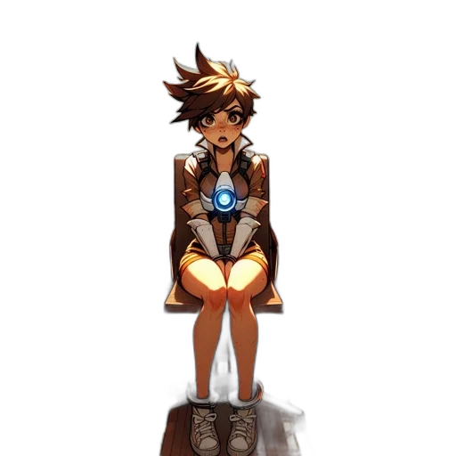 jacket, dress, staff, robot, concept art, pixel art, 3d render, fantasy art transparent PNG cut-out