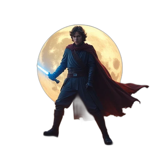 staff, sword, jacket, concept art, fantasy art, comic book art, pixel art, outer space transparent PNG cut-out