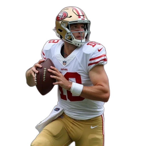 49ers, quarterback, colin, heitinger transparent PNG cut-out