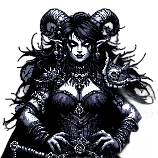 crown, jewelry, dress, staff, fantasy art, concept art, pixel art, comic book art transparent PNG cut-out