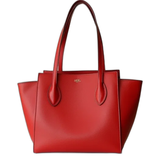 red, celine, tote, rodo transparent PNG cut-out