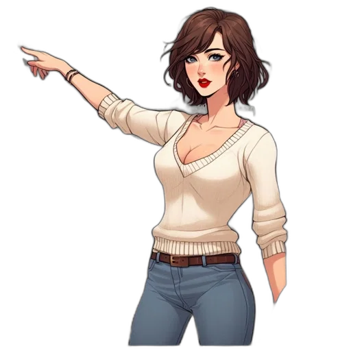 staff, jacket, pixel art, concept art, cartoon, fantasy art, earth tones, classroom transparent PNG cut-out