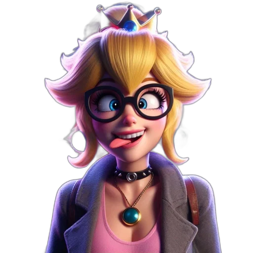 crown, staff, face, hat, 3d render, concept art, cartoon, fantasy art transparent PNG cut-out