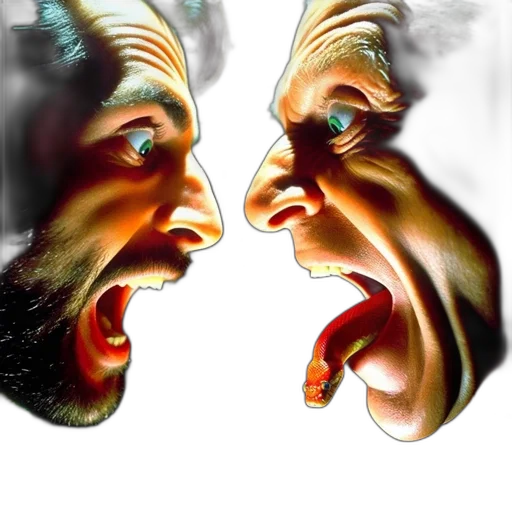 face, mask, photorealistic, concept art, 3d render, cartoon, two, men transparent PNG cut-out