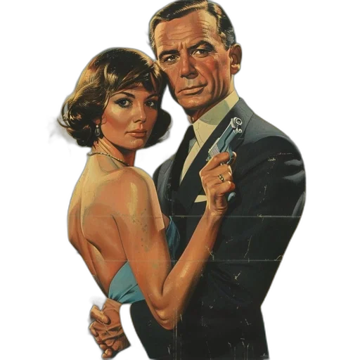 dress, umbrella, comic book art, concept art, photorealistic, fire, city street, vintage-style transparent PNG cut-out