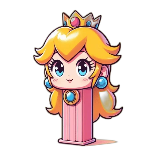 crown, dress, staff, jewelry, pixel art, concept art, cartoon, anime transparent PNG cut-out