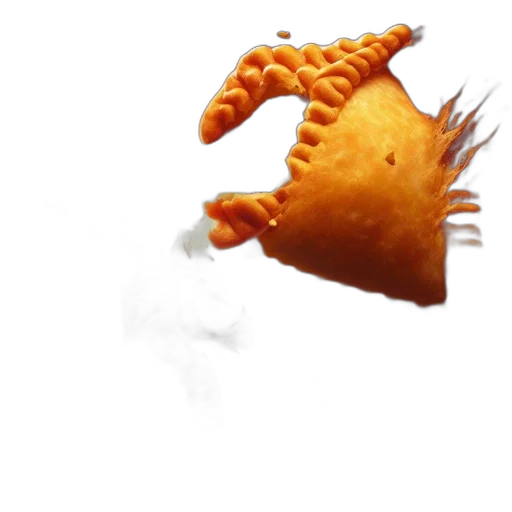 dragon, food, hat, creature, photorealistic, 3d render, concept art, fire transparent PNG cut-out