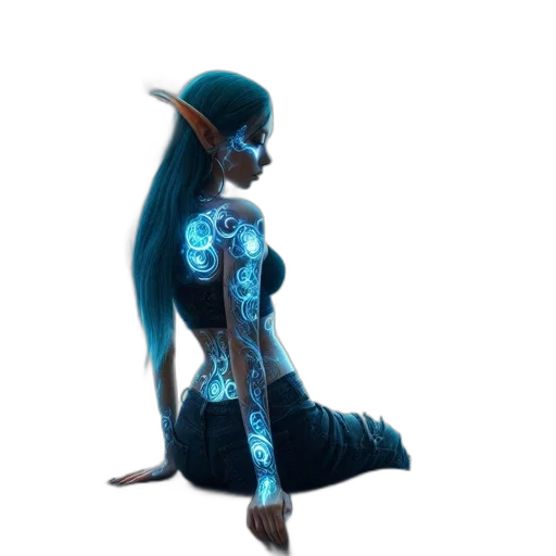 staff, dress, robot, dragon, concept art, 3d render, fantasy art, pixel art transparent PNG cut-out