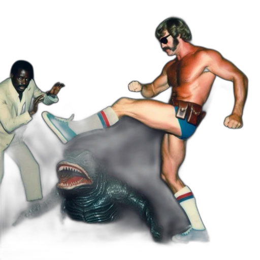 concept art, comic book art, underwater, three, individuals, engage, intense, interaction transparent PNG cut-out