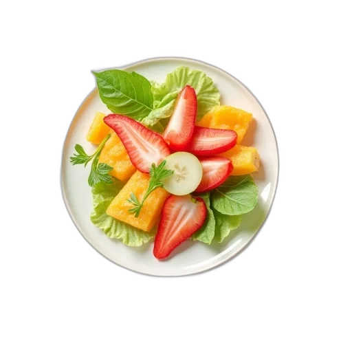 food, photorealistic, 3d render, colorful transparent PNG cut-out