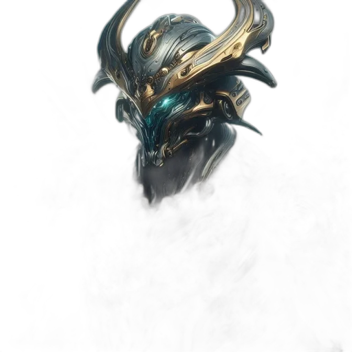 dragon, mask, creature, weapon, fantasy art, concept art, 3d render, photorealistic transparent PNG cut-out