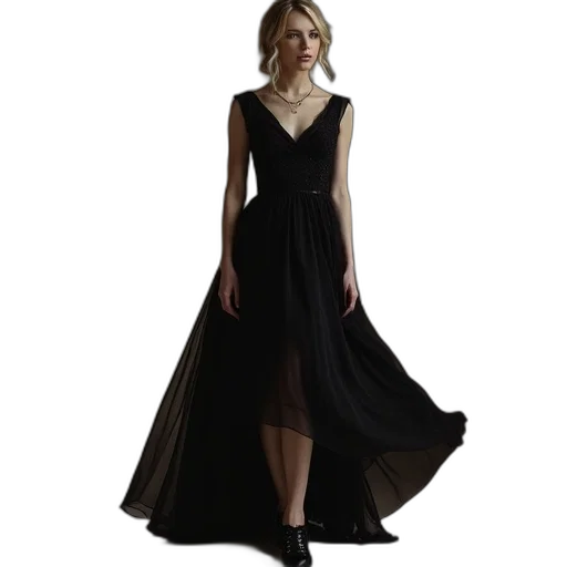 dress, dark, monochrome, eastenders transparent PNG cut-out
