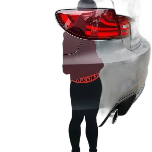 car, mask, robot, jacket, concept art, 3d render, photorealistic, cartoon transparent PNG cut-out