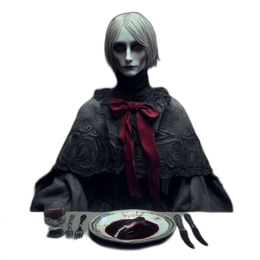 food, face, mask, staff, concept art, pixel art, 3d render, fantasy art transparent PNG cut-out