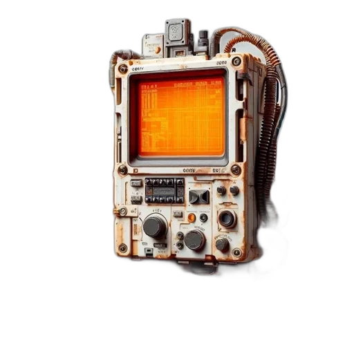 robot, mask, weapon, jacket, cyberpunk, 3d render, outer space, antiquated transparent PNG cut-out