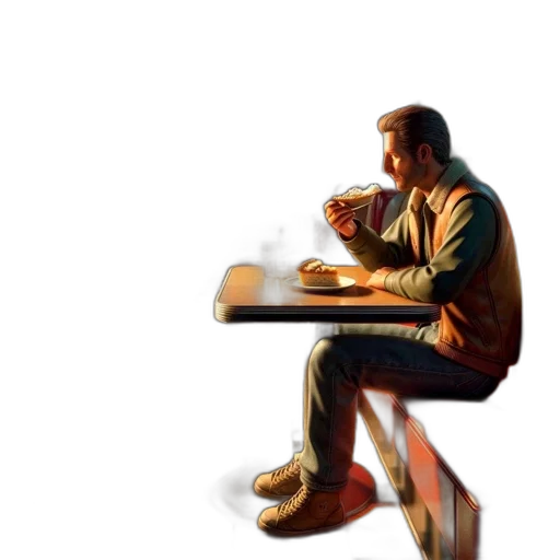 jacket, food, furniture, robot, concept art, photorealistic, pixel art, 3d render transparent PNG cut-out