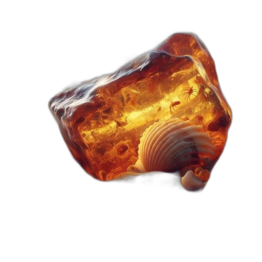 jewelry, crown, furniture, food, 3d render, photorealistic, large, amber transparent PNG cut-out
