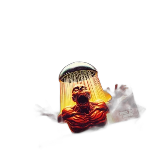 bottle, crown, creature, mask, concept art, 3d render, pixel art, photorealistic transparent PNG cut-out