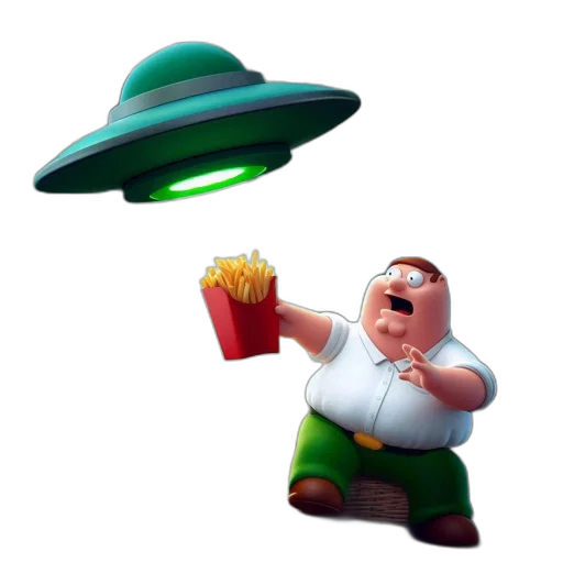 food, hat, staff, creature, concept art, 3d render, pixel art, cartoon transparent PNG cut-out
