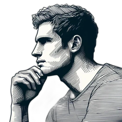 face, comic book art, cartoon, photorealistic, pixel art, monochrome, image, detailed transparent PNG cut-out