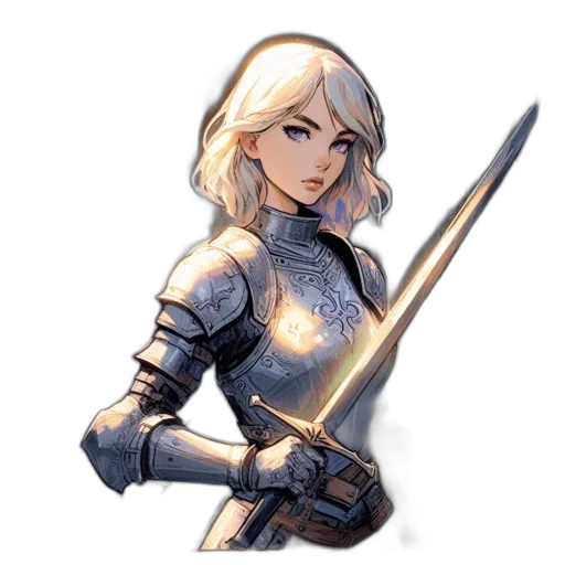 sword, staff, weapon, fantasy art, concept art, pixel art, comic book art, golden transparent PNG cut-out