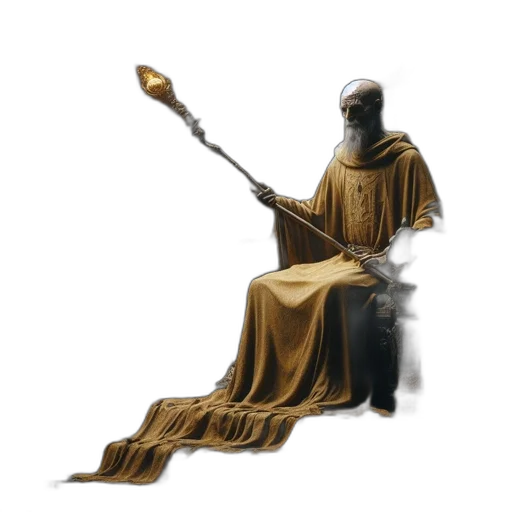 staff, sword, weapon, dress, concept art, fantasy art, pixel art, 3d render transparent PNG cut-out