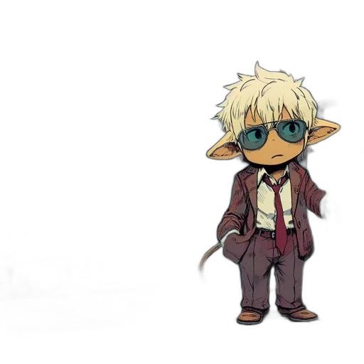 staff, concept art, fantasy art, pixel art, cartoon, night, young, figure transparent PNG cut-out