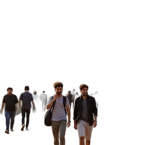 staff, 3d render, concept art, pixel art, photorealistic, city street, fog, beach transparent PNG cut-out