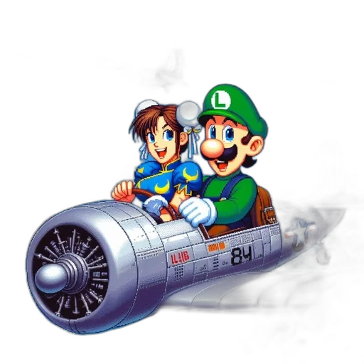 weapon, car, pixel art, concept art, 3d render, watercolor, outer space, two transparent PNG cut-out
