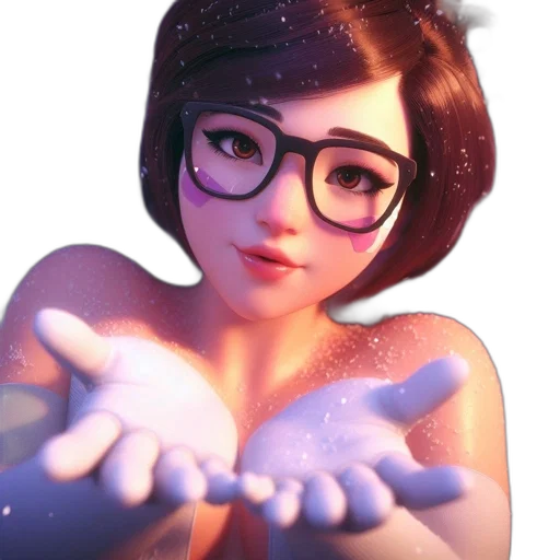 dress, jewelry, 3d render, photorealistic, fantasy art, concept art, snow, outer space transparent PNG cut-out