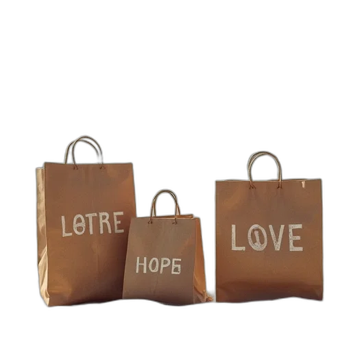 earth tones, picture, three, bags transparent PNG cut-out