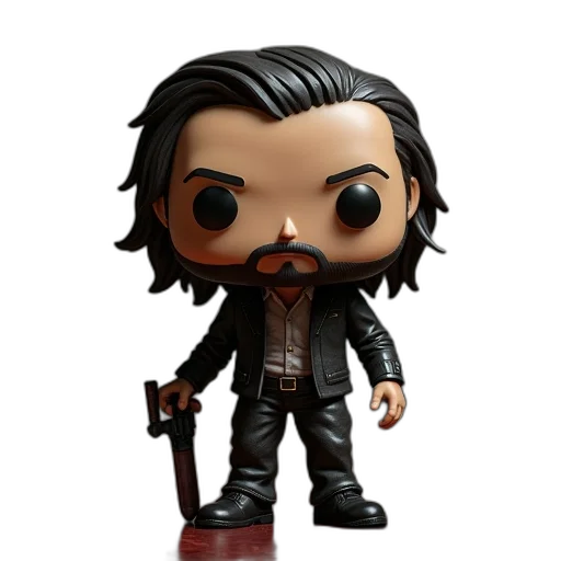 walking, dead, pop, vinyl transparent PNG cut-out