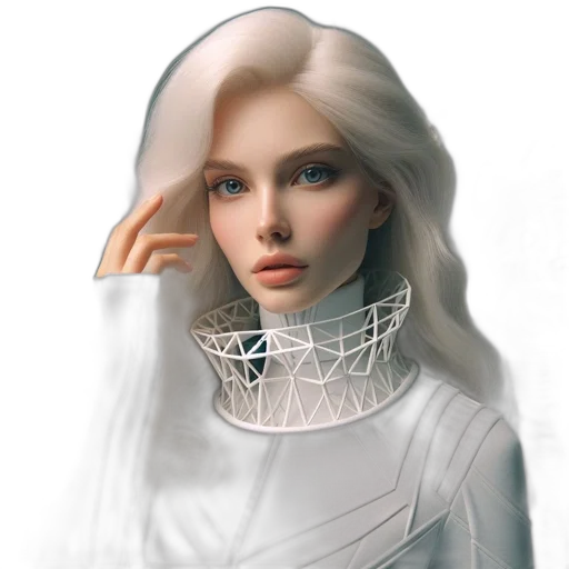 face, mask, crown, jewelry, fantasy art, photorealistic, concept art, 3d render transparent PNG cut-out