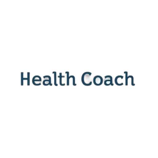 staff, white, square, text, health, coach, blue, centered transparent PNG cut-out