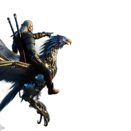 weapon, dragon, concept art, fantasy art, 3d render, pixel art, blue, imaginative transparent PNG cut-out