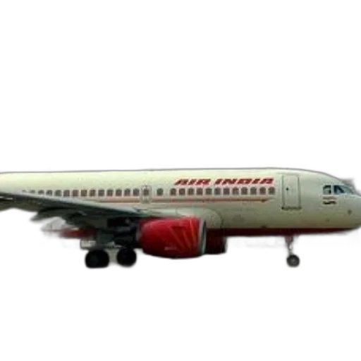 3d render, photorealistic, air, india, airplane, parked, tarmac, cloudy transparent PNG cut-out