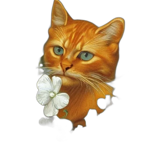 jewelry, flower, staff, animal, photorealistic, oil painting, 3d render, concept art transparent PNG cut-out