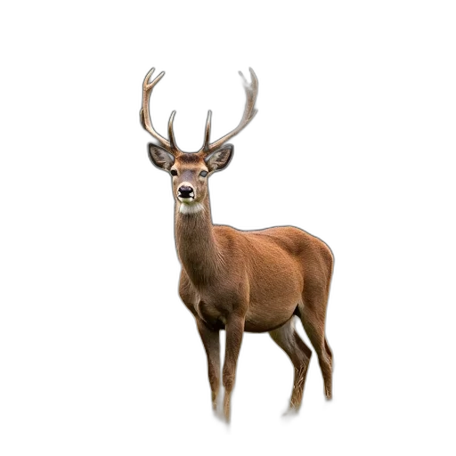 animal, creature, crown, staff, 3d render, photorealistic, concept art, pixel art transparent PNG cut-out